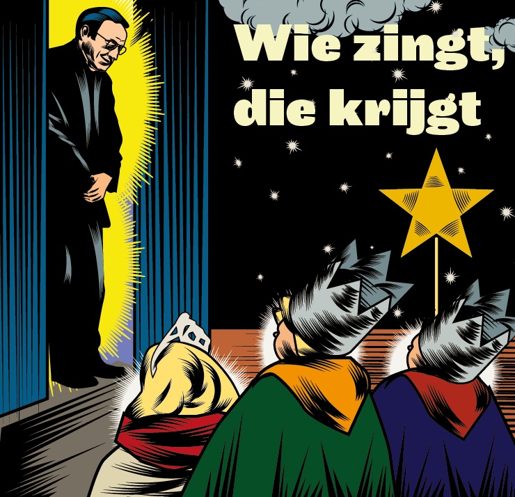 Brochure 'Wie zingt, die krijgt'