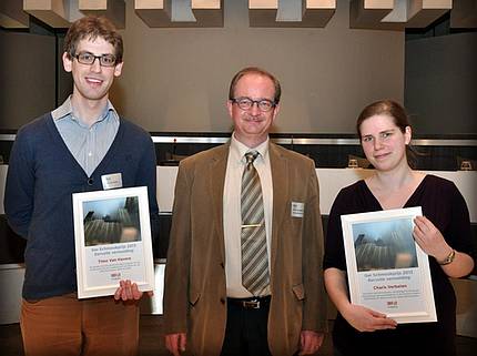 Timo Van Havere, Patrick Vanouplines en Charis Verbelen (foto: VVBAD)